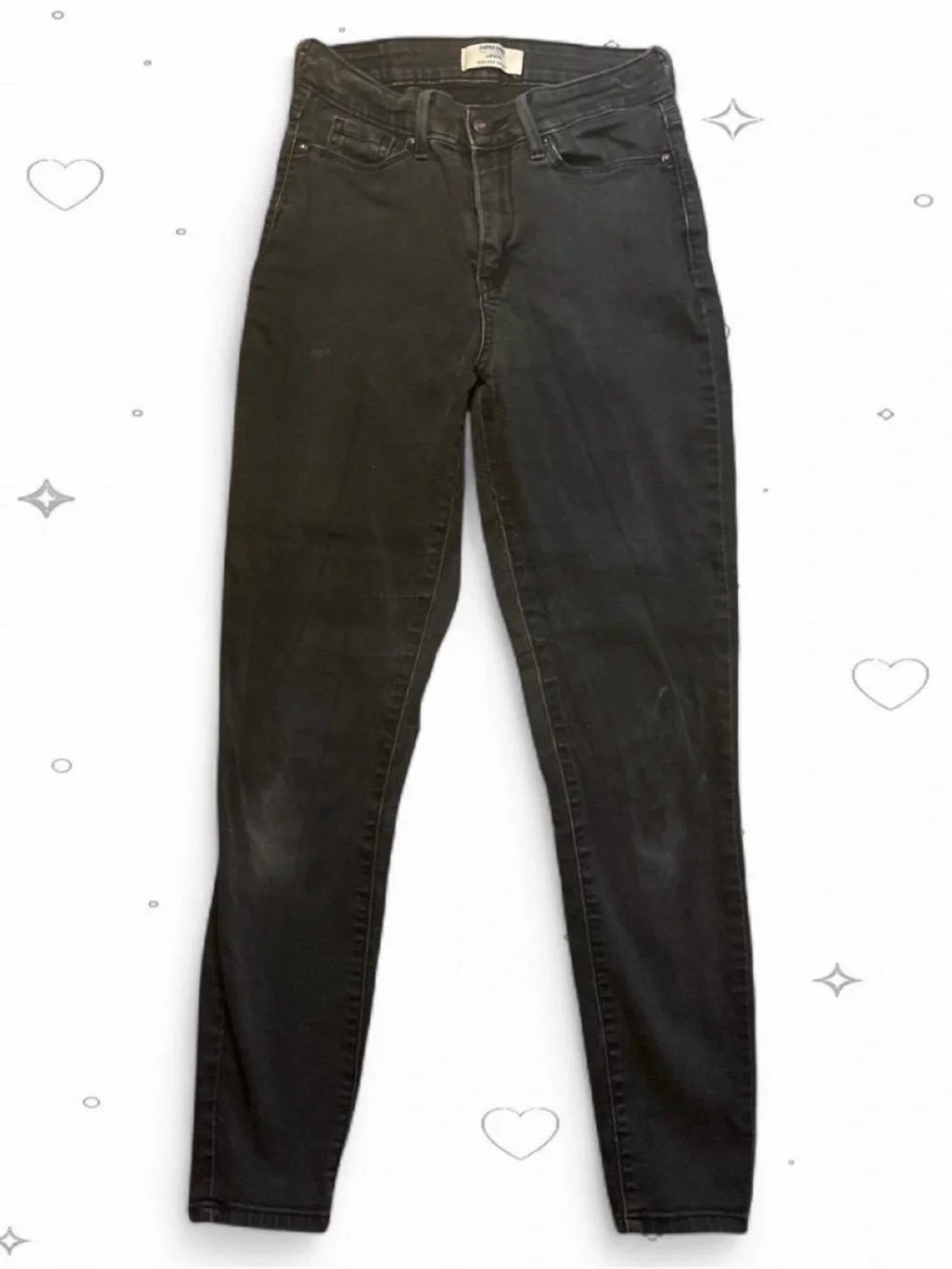 Denizen from Levi's High-Rise Skinny Jeans - Black 2M